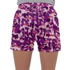Pink Camo Sleepwear Shorts by snowwhitegirl