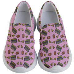 Fast Food Pink Kid s Lightweight Slip Ons by snowwhitegirl