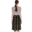 Fast Food Black Midi Beach Skirt View2