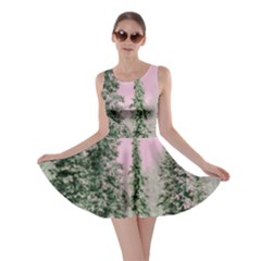 Winter Trees Pink Skater Dress by snowwhitegirl