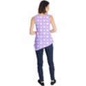 Hearts Dots Purple Sleeveless Tunic View2