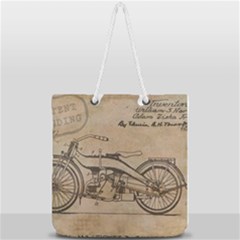 Motorcycle 1515873 1280 Full Print Rope Handle Tote (large) by vintage2030