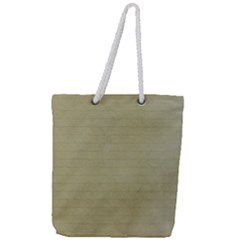 Old Letter Full Print Rope Handle Tote (large) by vintage2030
