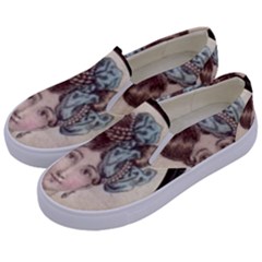 Frame 1775331 1280 Kids  Canvas Slip Ons by vintage2030