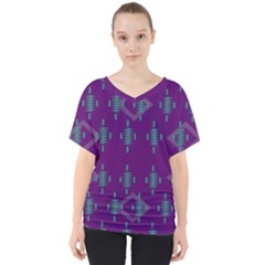 Anufe V-neck Dolman Drape Top by ILAB