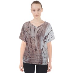 Bats V-neck Dolman Drape Top by WILLBIRDWELL