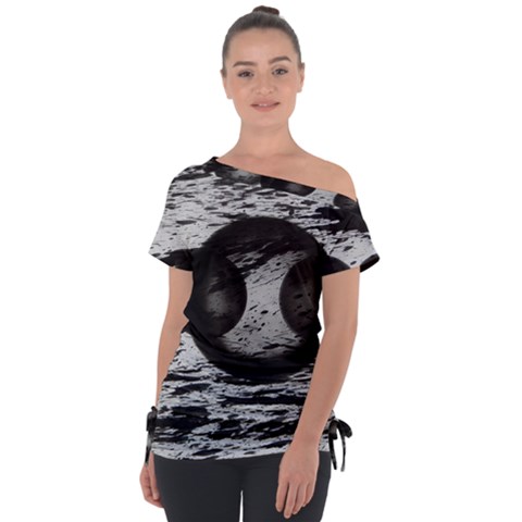 Yin Tie-up Tee by WILLBIRDWELL