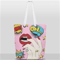 Pop Art   Full Print Rope Handle Tote (Small) View2