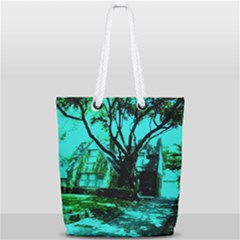 Hot Day In Dallas 50 Full Print Rope Handle Tote (small) by bestdesignintheworld