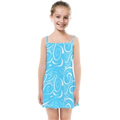 Scribble Reason Design Pattern Kids Summer Sun Dress by Sapixe