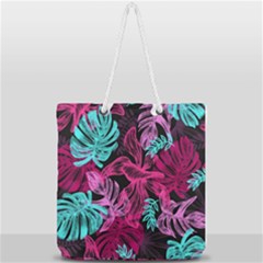 Leaves Drawing Reason Pattern Full Print Rope Handle Tote (large) by Sapixe