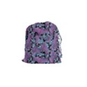 Modern Abstract Texture Pattern Drawstring Pouch (Small) View1