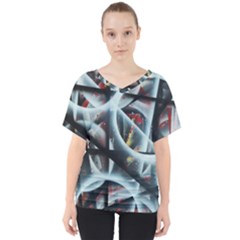 Oversight V-neck Dolman Drape Top by WILLBIRDWELL