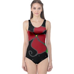 Dream Victorian Girl One Piece Swimsuit by snowwhitegirl