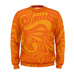 Pop Orange Men s Sweatshirt by ArtByAmyMinori