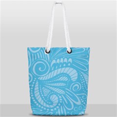 Pop Sky Full Print Rope Handle Tote (small) by ArtByAmyMinori