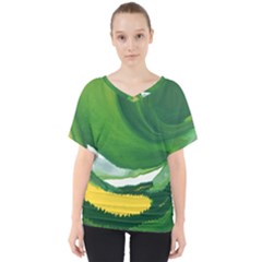 Eden V-neck Dolman Drape Top by WILLBIRDWELL