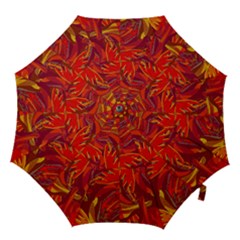 Colorful Abstract Ethnic Style Pattern Hook Handle Umbrellas (large) by dflcprints