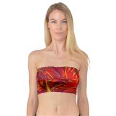 Colorful Abstract Ethnic Style Pattern Bandeau Top by dflcprints