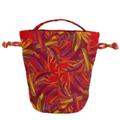 Colorful Abstract Ethnic Style Pattern Drawstring Bucket Bag by dflcprints