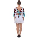 Matrix Network Data Exchange Tie Back Butterfly Sleeve Chiffon Top View2