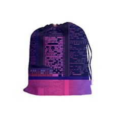 Architecture Home Skyscraper Drawstring Pouch (large) by Nexatart