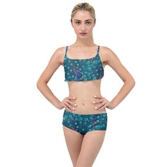 Peacocks Layered Top Bikini Set by snowwhitegirl