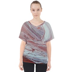 Female V-neck Dolman Drape Top by WILLBIRDWELL