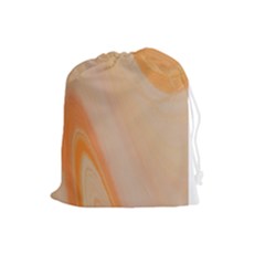 Orange 2 Drawstring Pouch (large) by WILLBIRDWELL