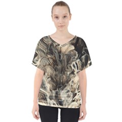 Orchid V-neck Dolman Drape Top by WILLBIRDWELL