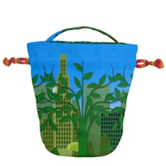 Environmental Protection Drawstring Bucket Bag by Nexatart