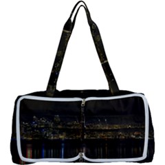 City River Water Cityscape Skyline Multi Function Bag	 by Nexatart