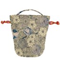 Abstract Art Artistic Botanical Drawstring Bucket Bag View2