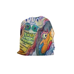 Watercolor Mermaid Drawstring Pouch (medium) by chellerayartisans