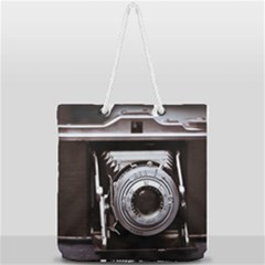 Vintage Camera Full Print Rope Handle Tote (large) by snowwhitegirl