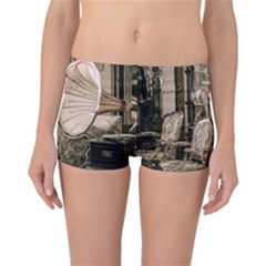 Flea Market Redord Player Reversible Boyleg Bikini Bottoms by vintage2030