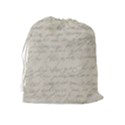 Handwritten Letter 2 Drawstring Pouch (XL) View2