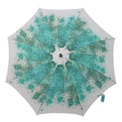 Splash Teal Hook Handle Umbrellas (small) by vintage2030