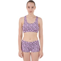 Pink Deer Pattern Work It Out Gym Set by snowwhitegirl