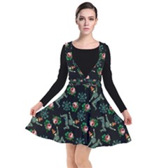 Vintage Jester Floral Pattern Other Dresses by snowwhitegirl