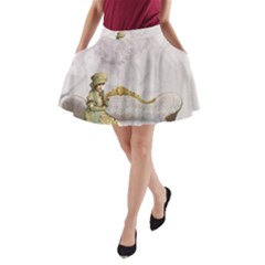 Background 1659612 1920 A-line Pocket Skirt by vintage2030