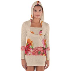 Flower 1646035 1920 Long Sleeve Hooded T-shirt by vintage2030