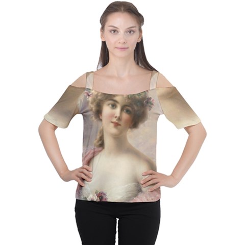 Vintage 1501573 1280 Cutout Shoulder Tee by vintage2030