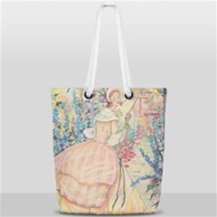Vintage 1203864 1280 Full Print Rope Handle Tote (small) by vintage2030