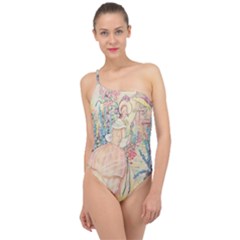 Vintage 1203864 1280 Classic One Shoulder Swimsuit by vintage2030