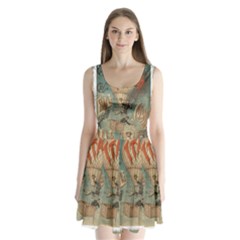 Vintage 1181673 1280 Split Back Mini Dress  by vintage2030