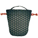 Texture Background Pattern Drawstring Bucket Bag View1