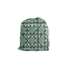 Pattern Graphics Figure Line Glass Drawstring Pouch (small) by Sapixe