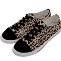 Pattern Leopard Skin Background Men s Low Top Canvas Sneakers View2