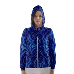 Aboriginal Art - Travel  Hooded Windbreaker (women) by hogartharts